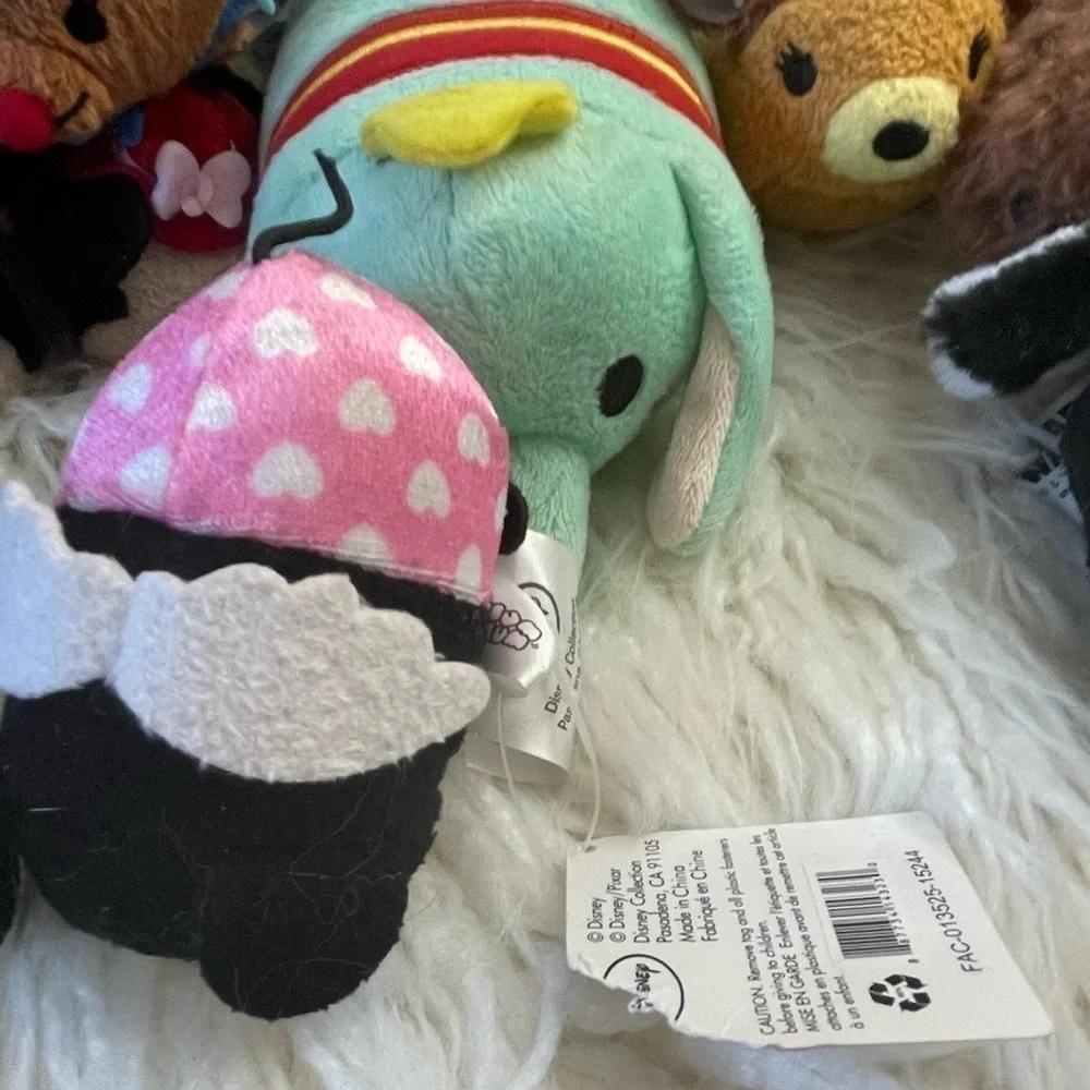 Lot of 12 Disney Tsum Tsum Plush Toys Mickey, Minnie,Dumbo, Ursula